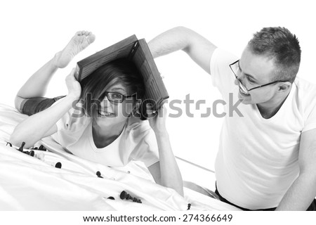 Similar – Image, Stock Photo Baby sleeping on a blanket while her mother looks