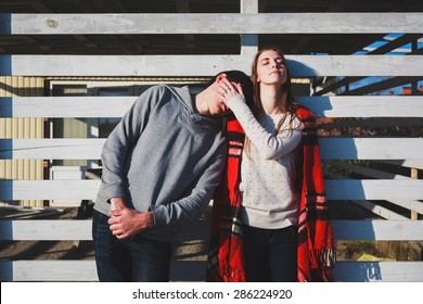 A Young Couple Talking