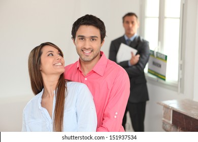 Young Couple In Their New House