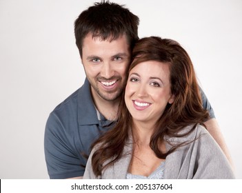 Young Couple Wearing Casual Outfits On Stock Photo 205137604 | Shutterstock