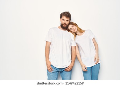 plain white couple shirt