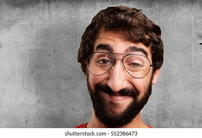 Young Crazy Man Proud Pose Stock Photo 552386473 