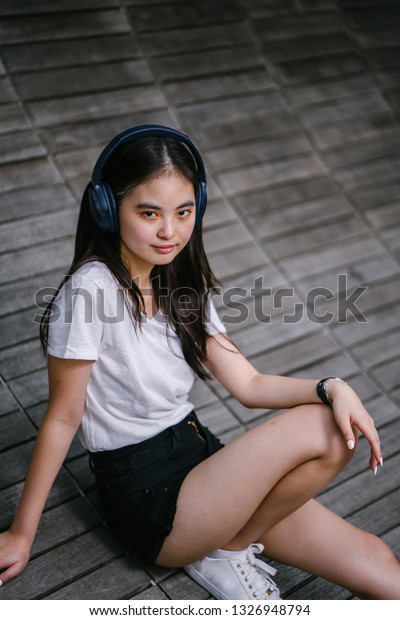 Young Cute Attractive Chinese Asian Teenage Stock Photo Edit Now