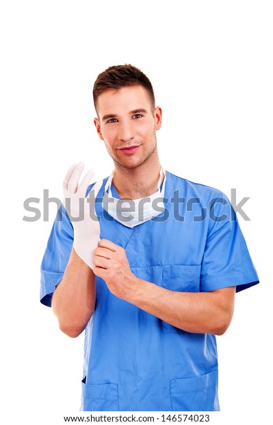doctor rubber glove