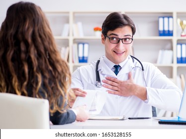 Young Doctor In Medical Insurance Fraud Concept