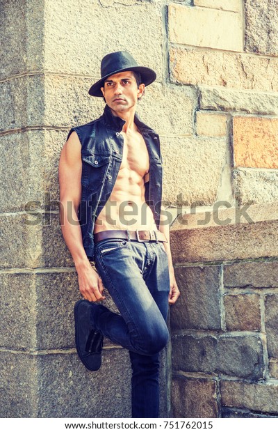 Young East Indian American Man Wearing Stock Image ...