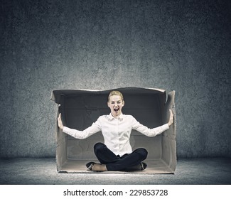 409 Woman Trapped In Box Images, Stock Photos & Vectors | Shutterstock