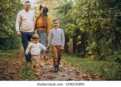 Young family with children in autumn park - Powered by Shutterstock