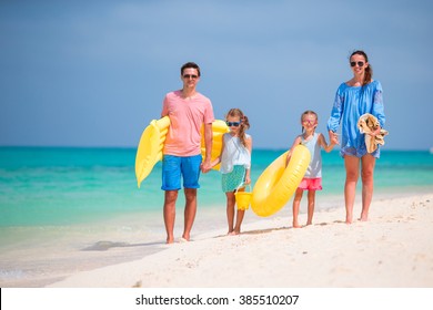 Young Family On Vacation