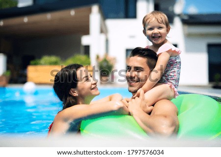 Similar – Image, Stock Photo swimming pool Water Garden