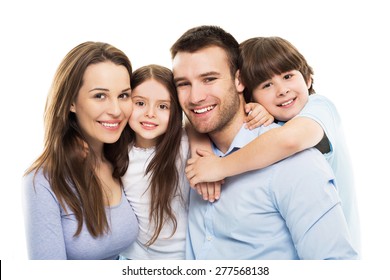 Young family with two kids 