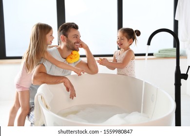 Mother Family Bath