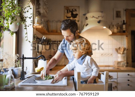 Similar – Image, Stock Photo Quarantine: we stay at home