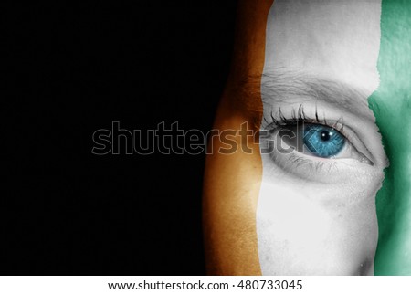 Similar – Image, Stock Photo blue Feminine Young woman