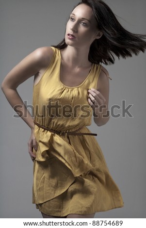 Similar – Young girl posing outdoor