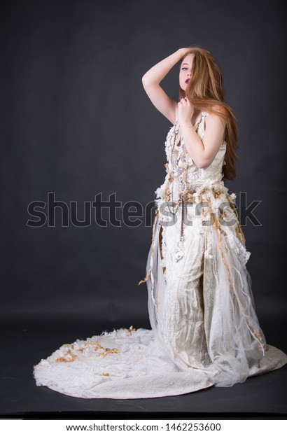 Young Female Model Vintage Steam Punk Stock Photo Edit Now