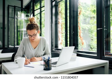 Young Female Student Studying Library Stock Photo 1151804057 | Shutterstock