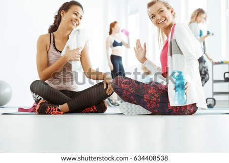 Similar – Image, Stock Photo chilling Athletic