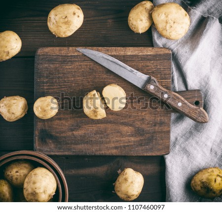 young fresh potatoes