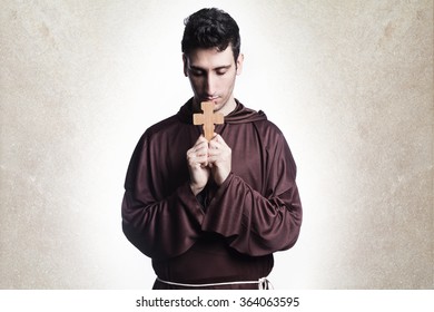 Young Friar Praying Stock Photo 364063595 | Shutterstock