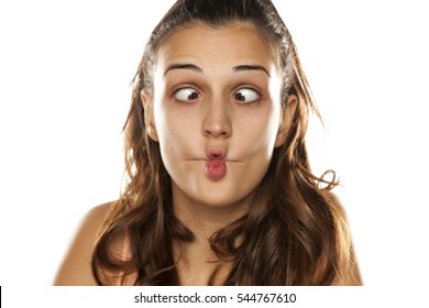 Girl Silly Faces Images Stock Photos Vectors Shutterstock