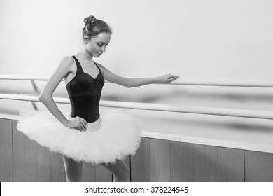 Young Girl In Ballet Class