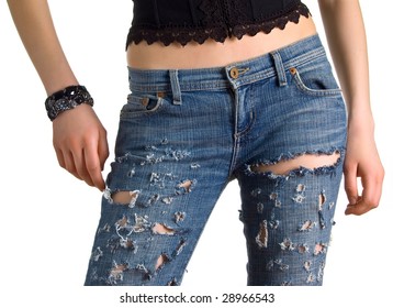 Stylish Model Rock Urban Fashion Jeans Stock Photo 559636858 | Shutterstock