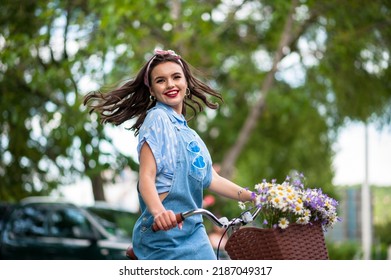 Young Girl Dressed Pin Style Stock Photo 2187049317 Shutterstock Young Girl Dressed Pin Style Stock Photo 2187049317 Shutterstock