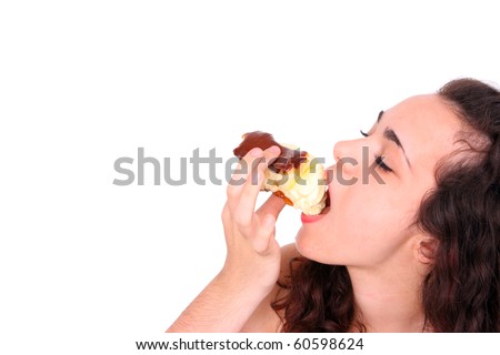 Similar – Image, Stock Photo lick me! Orange Cooking