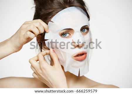 cosmetic facial mask Pornstar bunny de la cruz