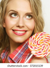  Young Girl With Lolipop