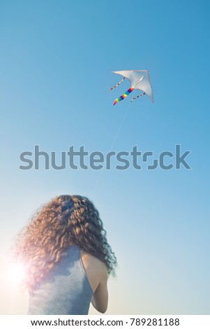 Similar – Image, Stock Photo Father and son playing in the park