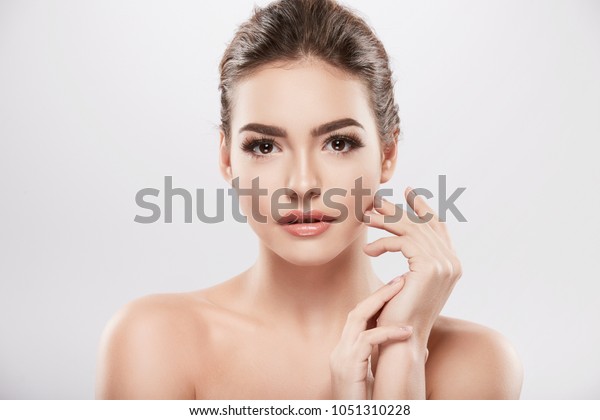 Young Girl Nude Make Naked Shoulders Stock Photo Edit Now