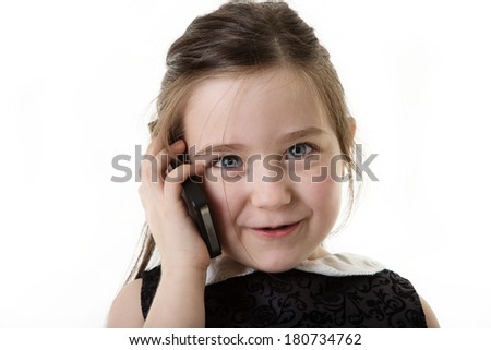 Similar – have a chat Child Girl