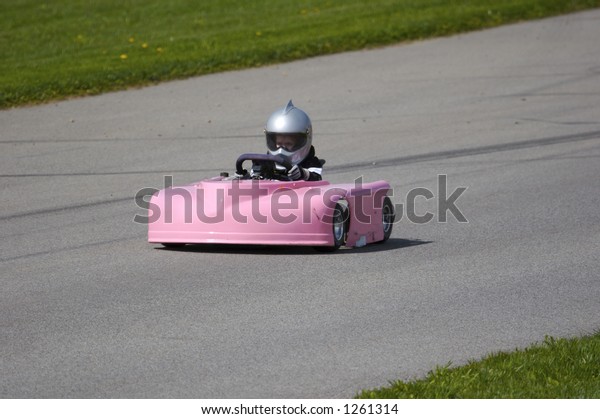 pink go kart for sale