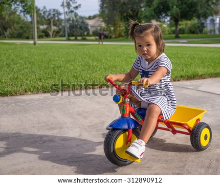What that young girl rides toy remarkable Young girl rides toy
