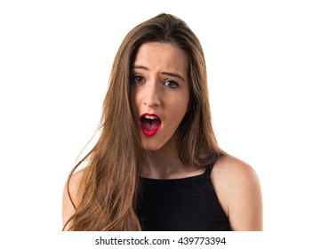 Young Girl Shouting Stock Photo 439773394 | Shutterstock