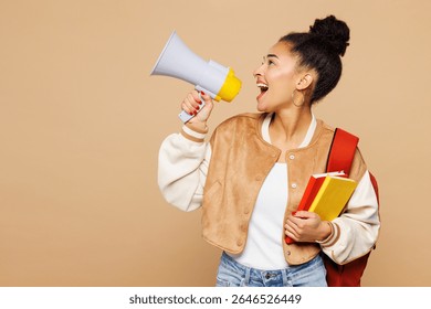 Estudiante niña joven usa