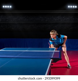 girl that was a table tennis pro