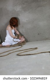 Young Girl Tied On Floor Abducted Stock Photo 1023496819 | Shutterstock