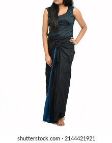 Young Girl Wearing Lungi Pose Stock Photo (Edit Now) 2144421921 ...