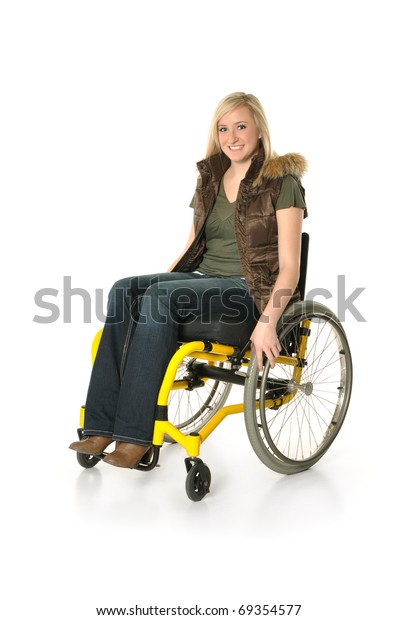 Young Girl Wheelchair Stock Photo 69354577 | Shutterstock