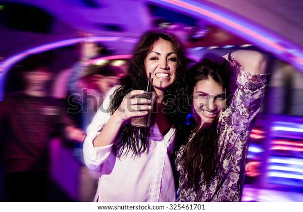 Young Girls Dancing Nightclub Stock Photo (Edit Now) 325461701 pic pic