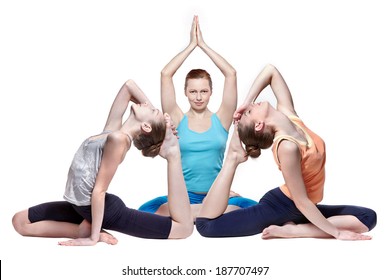 Young Girls Do Yoga Stock Photo 187707497 | Shutterstock