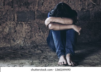 Young Girls Were Detained Tortured Concept Stock Photo 1360249490 ...