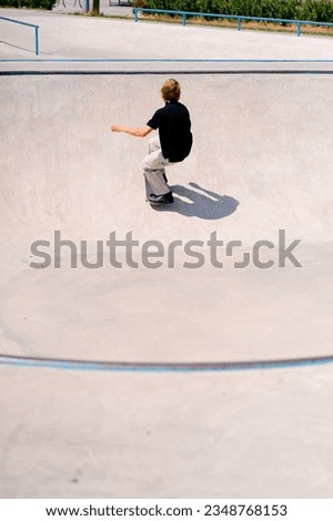 Similar – Image, Stock Photo bomb drop Snowboard Action