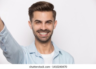 Smiling Handsome Man Looking Camera Stock Photo 172885205 | Shutterstock