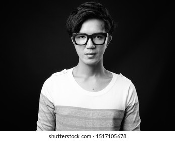 Black And White Photo Of Man With Glasses Images Stock Photos Vectors Shutterstock