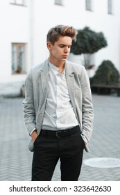 Young Handsome Guy In Stylish Clothes