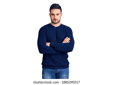 Young Handsome Man Wearing Casual Clothes Stock Photo 1885290517 ...